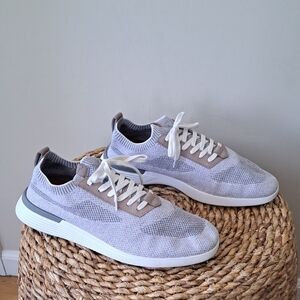 Wolf & Sherpherd Men Supremeknit Grey/White Athleisure/Preppy Slip On Sneakers 8